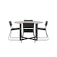 Matgrupp Venture Home Durango Ø 120 cm med 4 Kenth Stolar