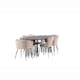 Matgrupp furniture/fashion Stone med 4 Limhamn Light Stolar och 2 Limhamn Stolar