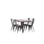 Matgrupp Venture Home Tempe med 4 Tempe Stolar