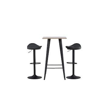 Matgrupp Venture Home Tempe 60 cm med 2 Adesto Stolar