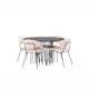 Matgrupp furniture/fashion Stone med 4 Chico Stolar Runt