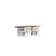 Matgrupp furniture/fashion Stone med 4 Chico Stolar