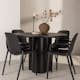 Matgrupp Venture Home Olivia med 4 Baltimore Stolar