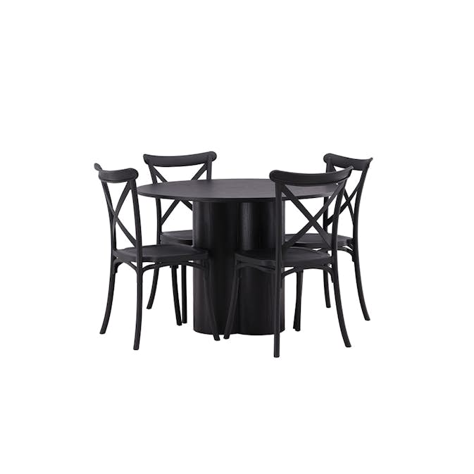 Matgrupp Venture Home Olivia med 4 Crosett Stolar
