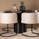 Matgrupp Venture Home Olivia Ø 110 cm med 4 Simrishamn Stolar