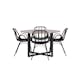Matgrupp Venture Home Durango Ø 120 cm med 4 Dyrön Stolar
