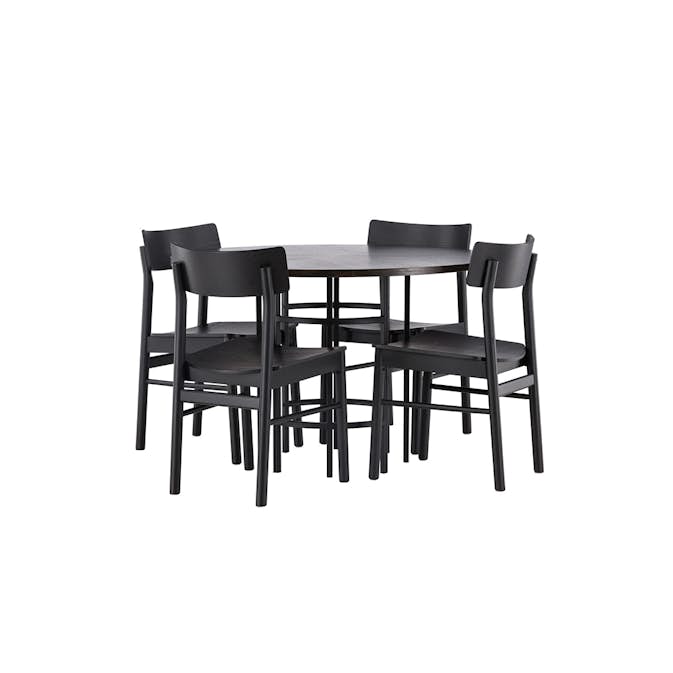 Matgrupp Venture Home Copenhagen med 4st Montros Matstolar