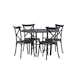 Matgrupp Venture Home Copenhagen Ø 115 cm med 4 Crosett Stolar