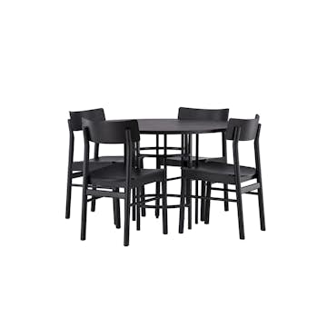 Matgrupp Venture Home Copenhagen med 4st Montros Matstolar