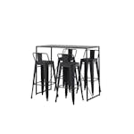Matgrupp Venture Home Brea med 4 Tempe Flat Stolar