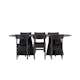 Matgrupp Venture Home Bootcut Oval med 6st Montros Matstolar