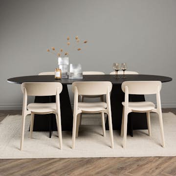 Matgrupp Venture Home Bootcut Oval med 6 st Åstol