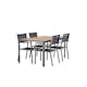 Matgrupp Venture Home Break Bord med 4 Copacabana Stolar