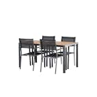 Matgrupp Venture Home Break Bord med 4 Copacabana Stolar