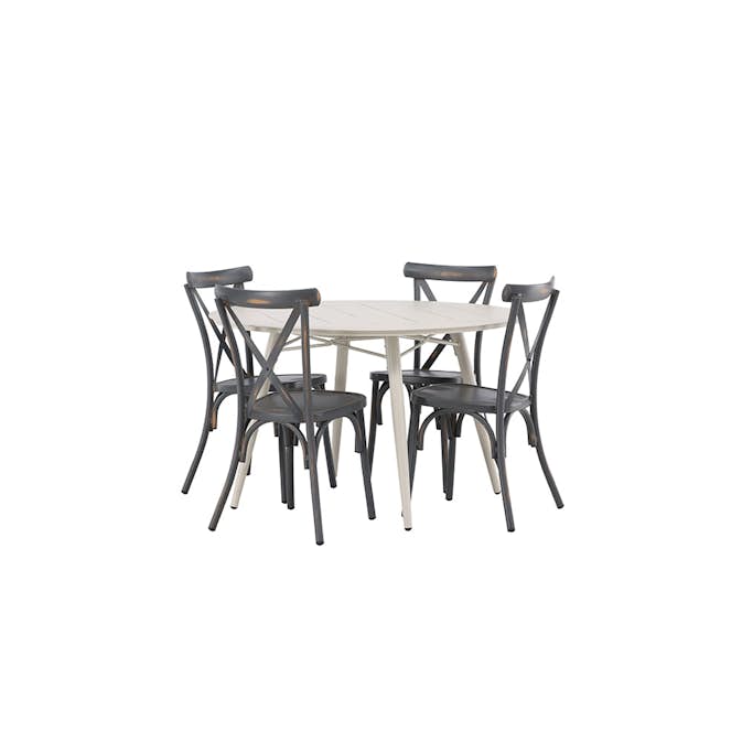 Matgrupp Utomhus Venture Home Lina Bord med 4 Tablas Trädgårdsstolar