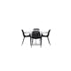 Matgrupp Venture Home Hamden Ø80 cm med 4 Baltimore stolar