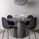 Matgrupp Venture Home Lanzo Ø120 cm med 4 st Polar stolar