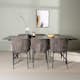 Matgrupp Venture Home Astrid med 6 Modesto Stolar