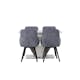 Matgrupp Venture Home Disa med 4st Rosie Matstolar