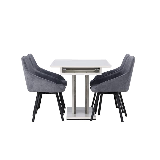 Matgrupp Venture Home Disa med 4st Rosie Matstolar