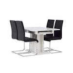 Matgrupp Venture Home Pluto med 4 Tempo Stolar