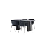 Matgrupp Venture Home Isolde med 4 st Selma stolar