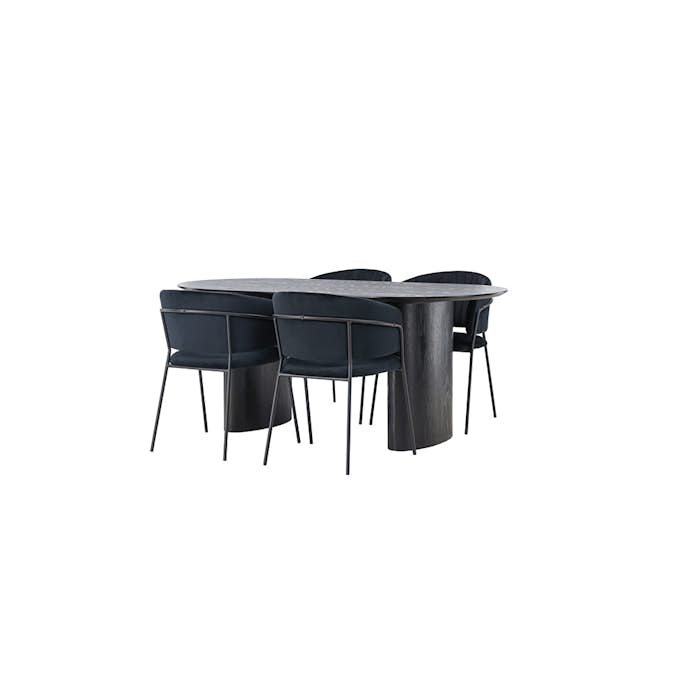 Matgrupp Venture Home Isolde med 4 st Selma stolar