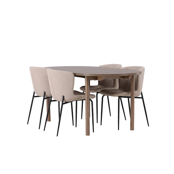 Matgrupp Venture Home Andy med 4 Modesto Stolar