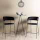 Matgrupp Venture Home Bistro Ø60 cm med 2 st Lui stolar