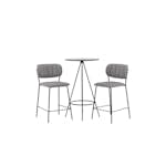 Matgrupp Venture Home Bistro Ø60 cm med 2 st Bell stolar