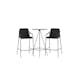 Matgrupp Venture Home Bistro Ø60 cm med 2 st Tvist stolar