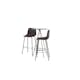 Matgrupp Venture Home Bistro Ø60 cm med 2 st Alexi stolar