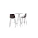 Matgrupp Venture Home Bistro Ø60 cm med 2 st Alexi stolar