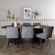 Matgrupp Venture Home Bootcut med 6 st Rosie stolar