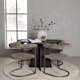 Matgrupp Venture Home Bootcut Ø110 cm med 4 st Morning stolar
