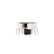 Matgrupp Venture Home Olivia Ø110 cm med 4 st Edina stolar