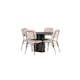 Matgrupp Venture Home Olivia Ø110 cm med 4 st Seda stolar