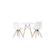 Matgrupp Venture Home Danburi Ø60 cm med 2 st Zeno stolar