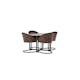 Matgrupp Venture Home Durango Ø120 cm med 4 st Evening stolar