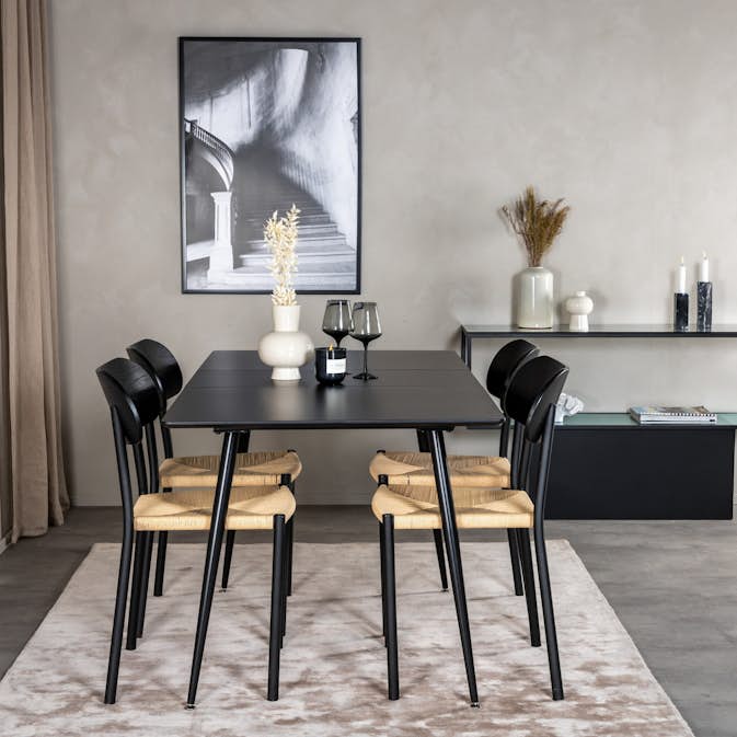 Matgrupp Venture Home Silar med 4st Polly Stolar