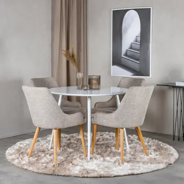 Matgrupp Venture Home Plaza med 4st Stolar