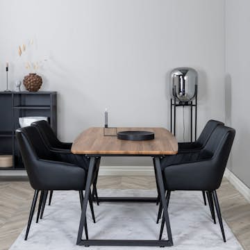 Matgrupp Venture Home Inca med 4st Comfort Stolar