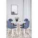 Matgrupp Venture Home Polar Ø100 cm med 4st Plaza Matstolar