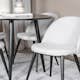 Matgrupp Venture Home Plaza med 4st Velvet Stolar