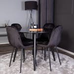 Matgrupp Venture Home Plaza med 4st Polar Stolar