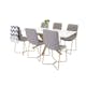 Matgrupp Venture Home Piazza med 6 st X Stolar