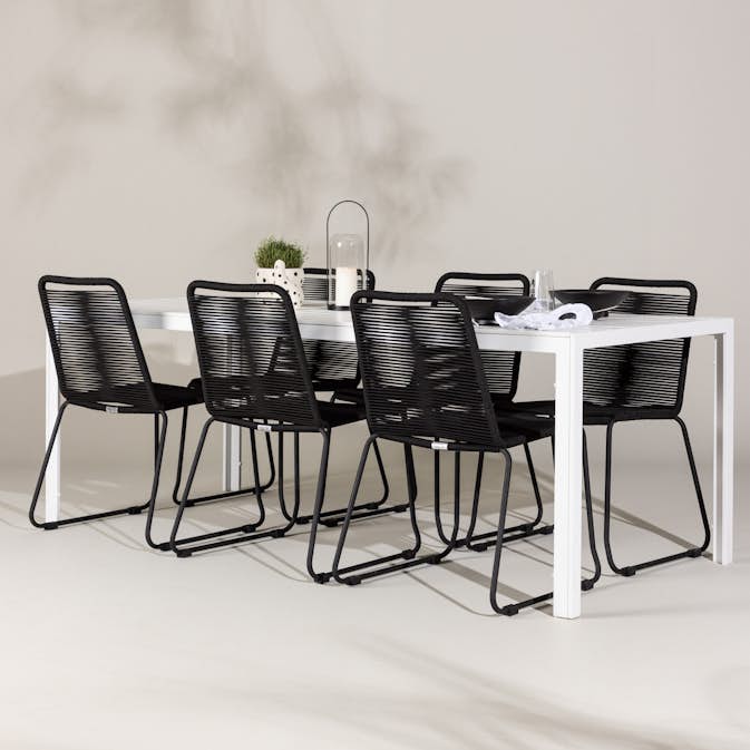 Trädgårdsgrupp Venture Home Break med 6 Lindos Stolar