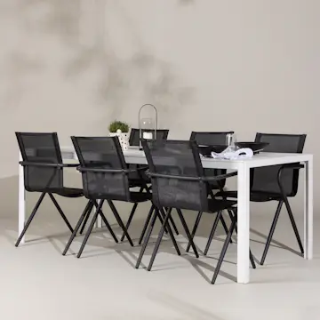 Trädgårdsgrupp Venture Home Break med 6 Alina Stolar