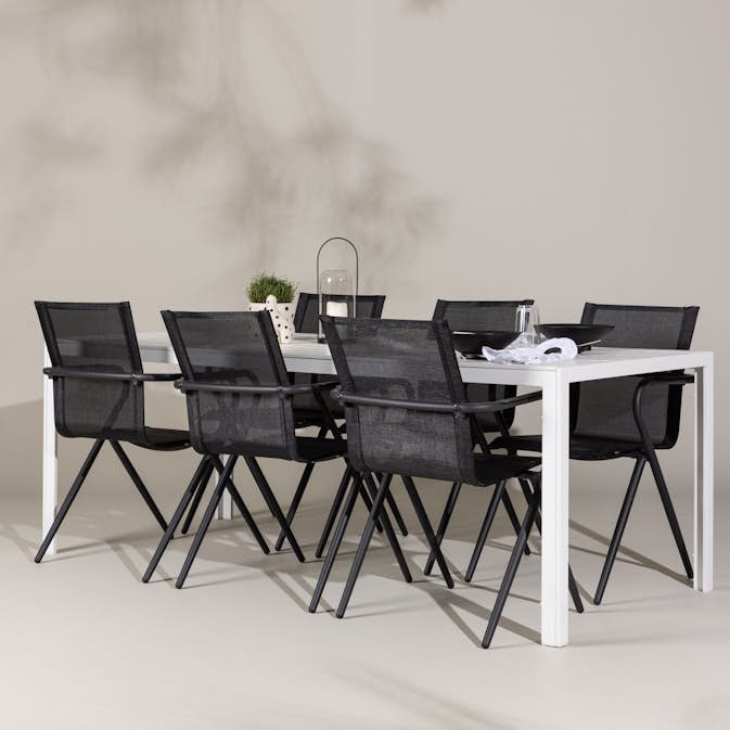 Trädgårdsgrupp Venture Home Break med 6 Alina Stolar