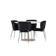 Matgrupp Venture Home Lycke Ø110 med 4 st Modesto Stolar